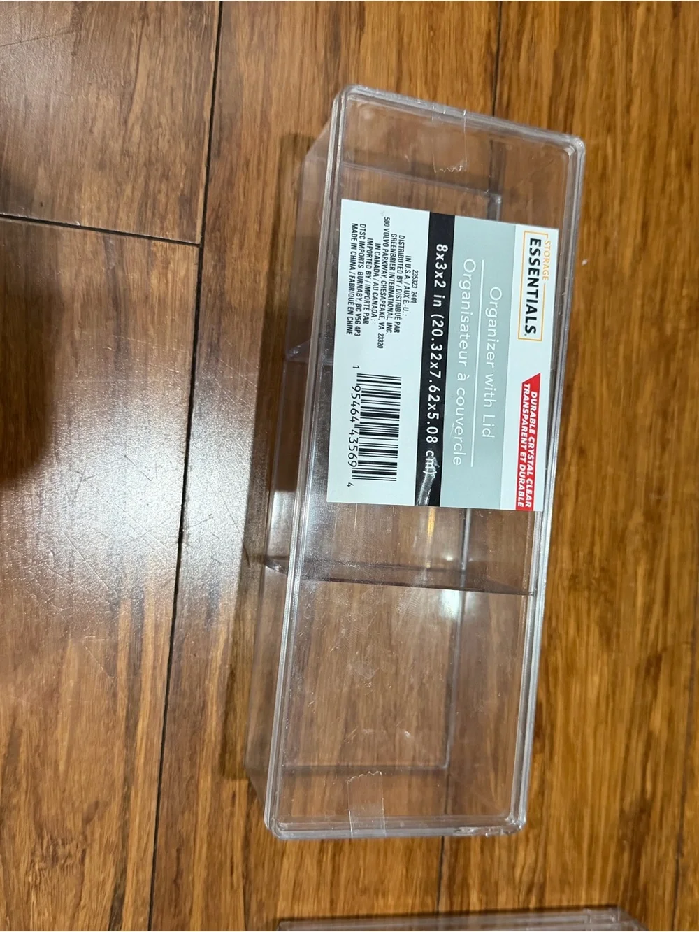 Set of 3 makeup organizers